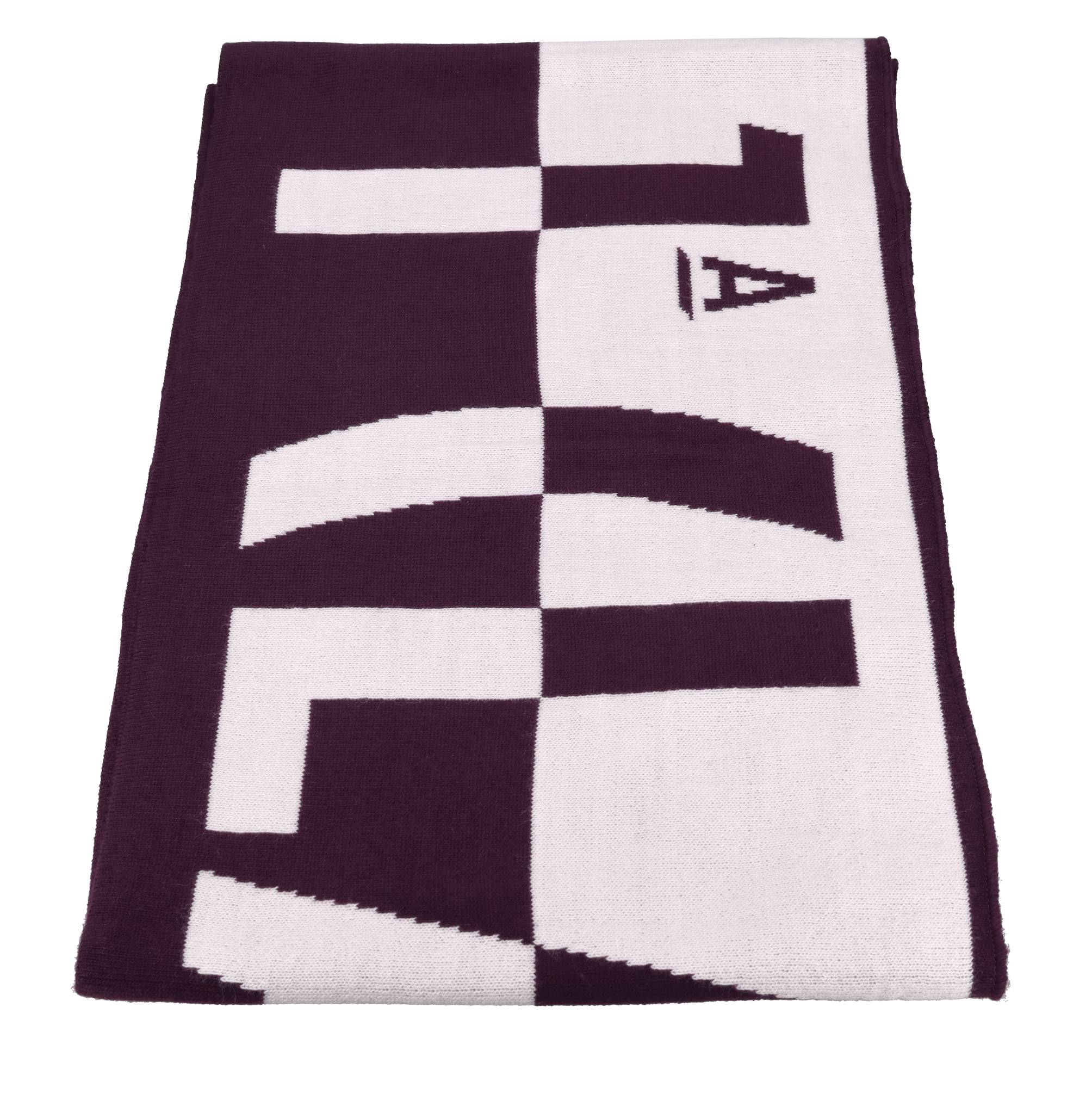 Sciarpa bicolor in tessuto acrilico