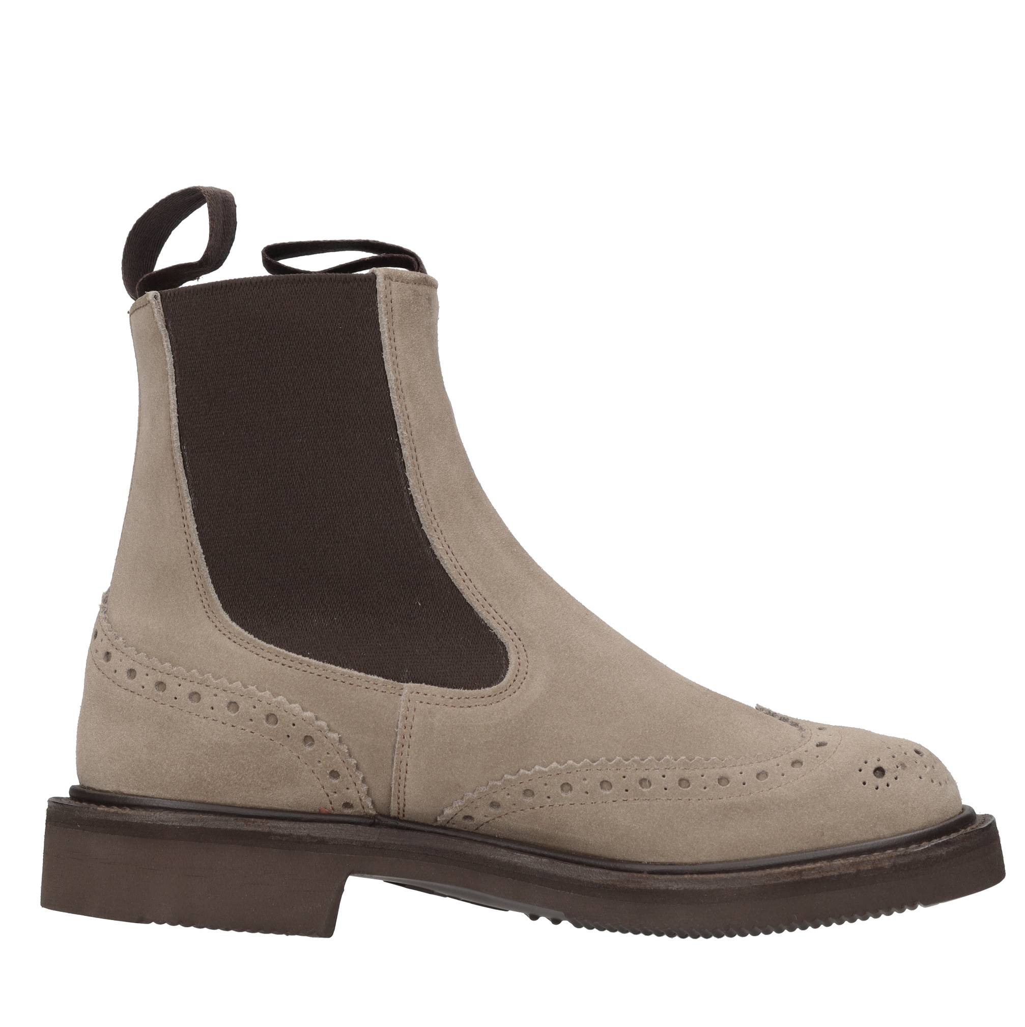 Stivaletti Beatles in camoscio e tessuto TRICKER'S Ginevra