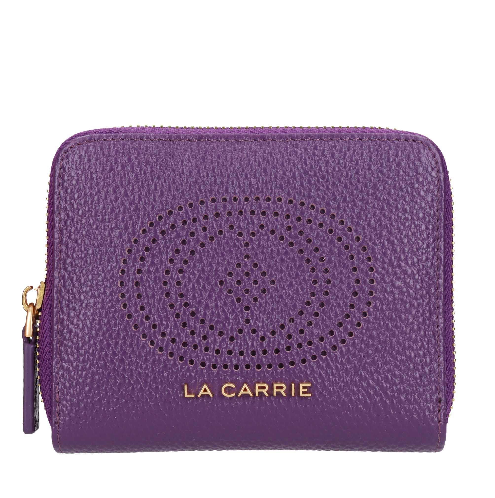 Portafoglio Drilled logo small wallet in pelle