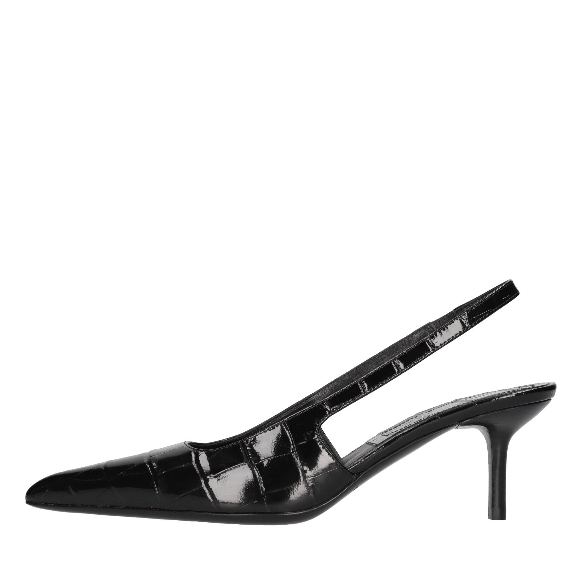 Décolleté slingback Emma in pelle