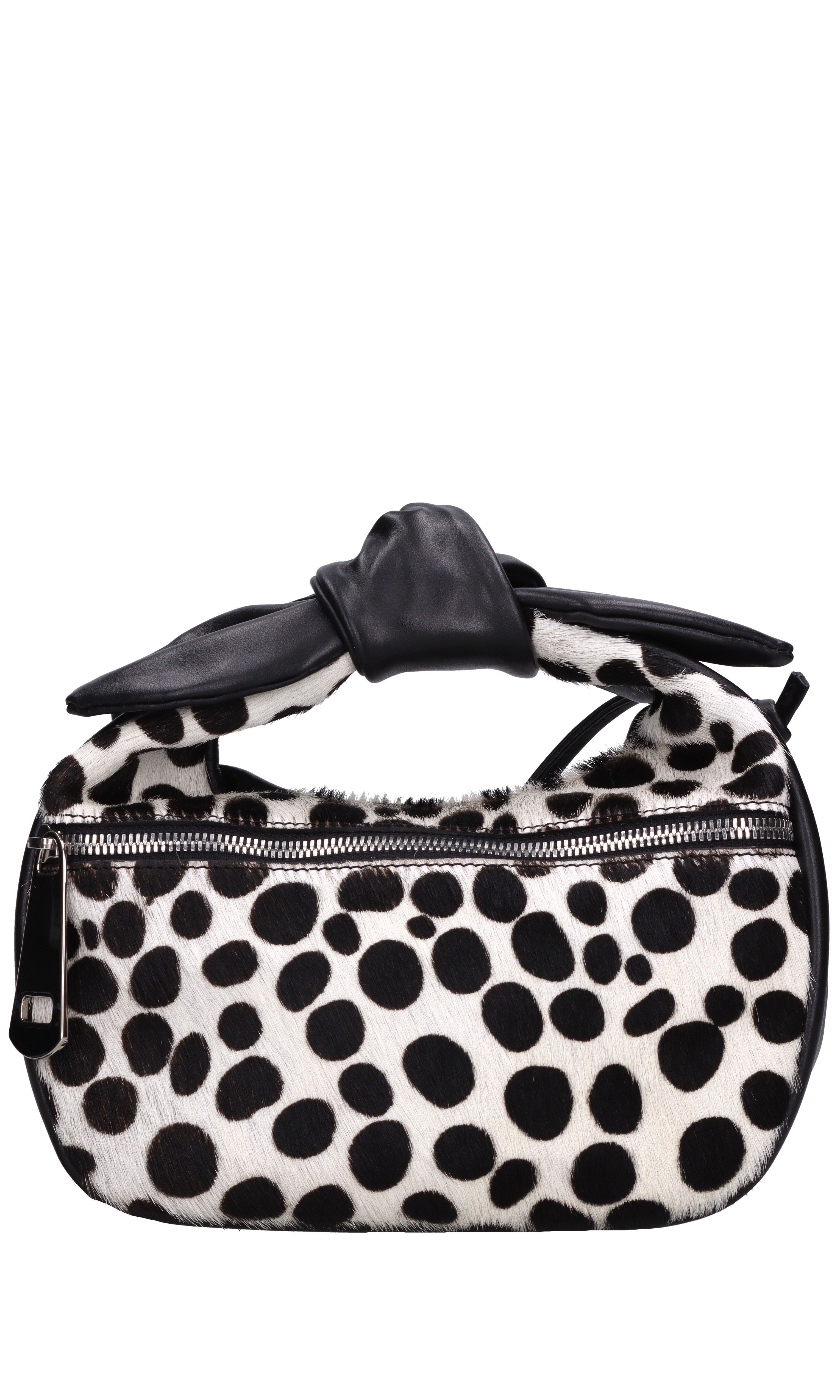 Borsa in pelle e cavallino