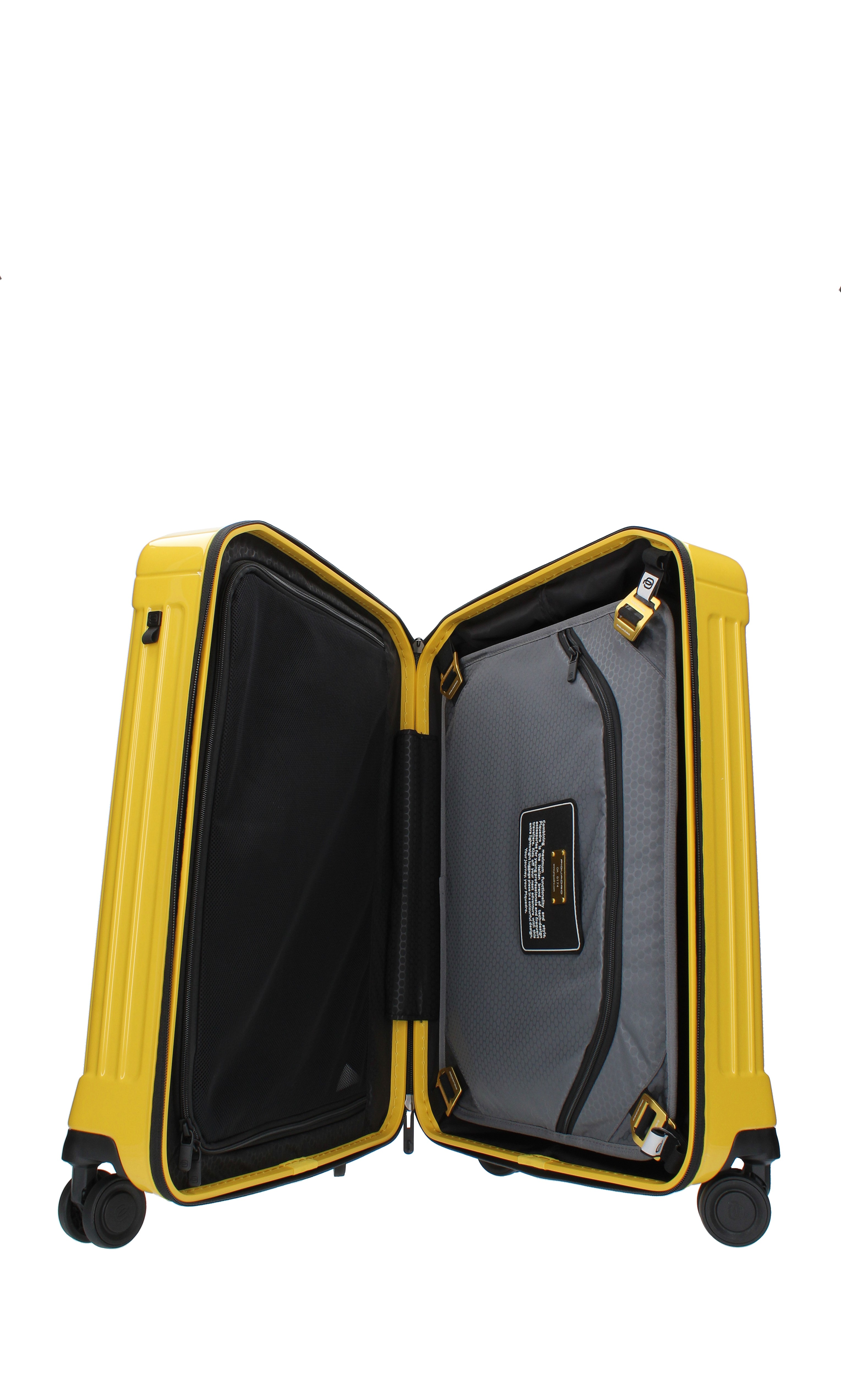 Trolley PIQUADRO modello BV4425PQLS2-R in policarbonato rigido