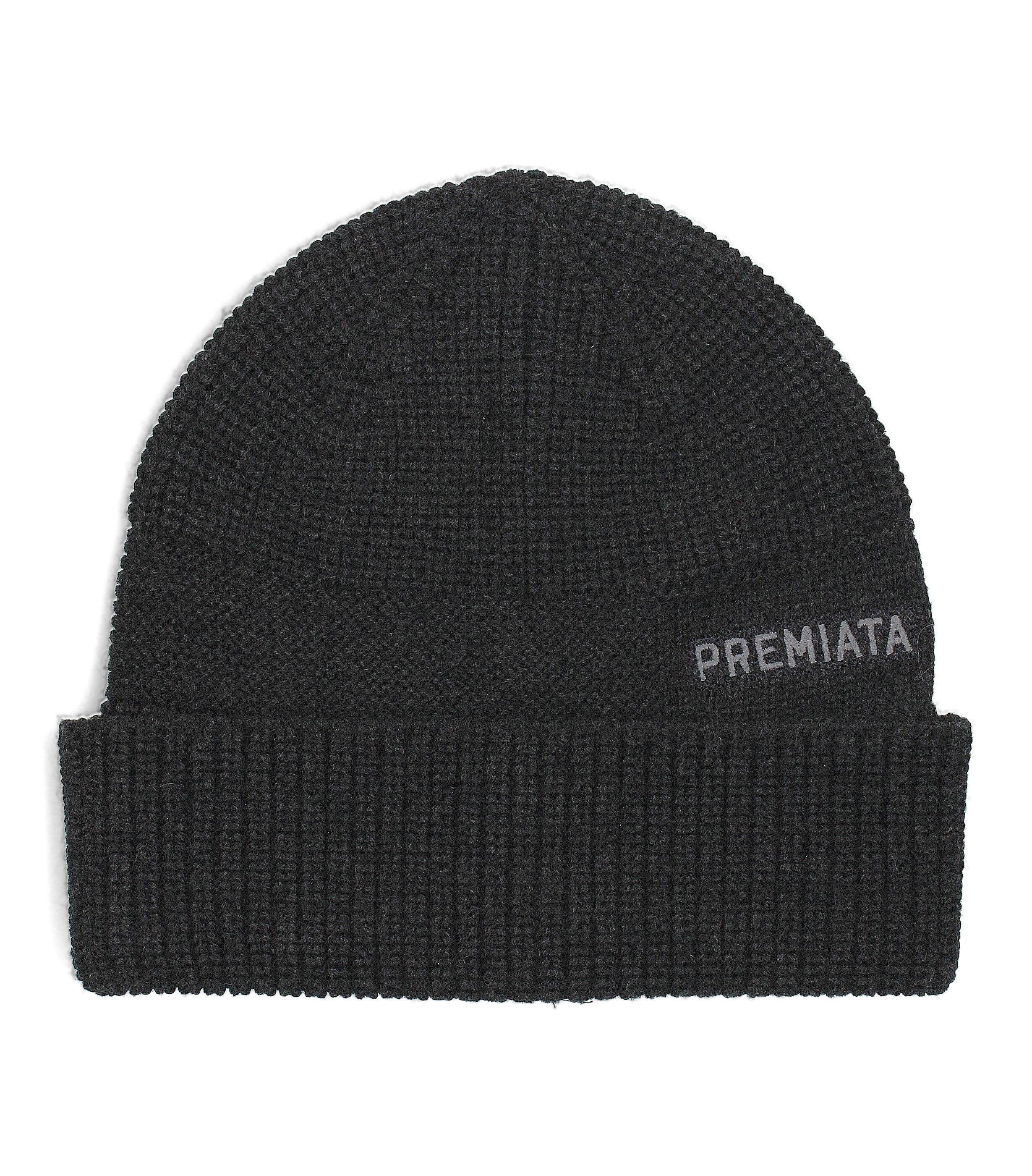 Berretta Premiata realizzata 100% lana merino extrafine a coste e punto links