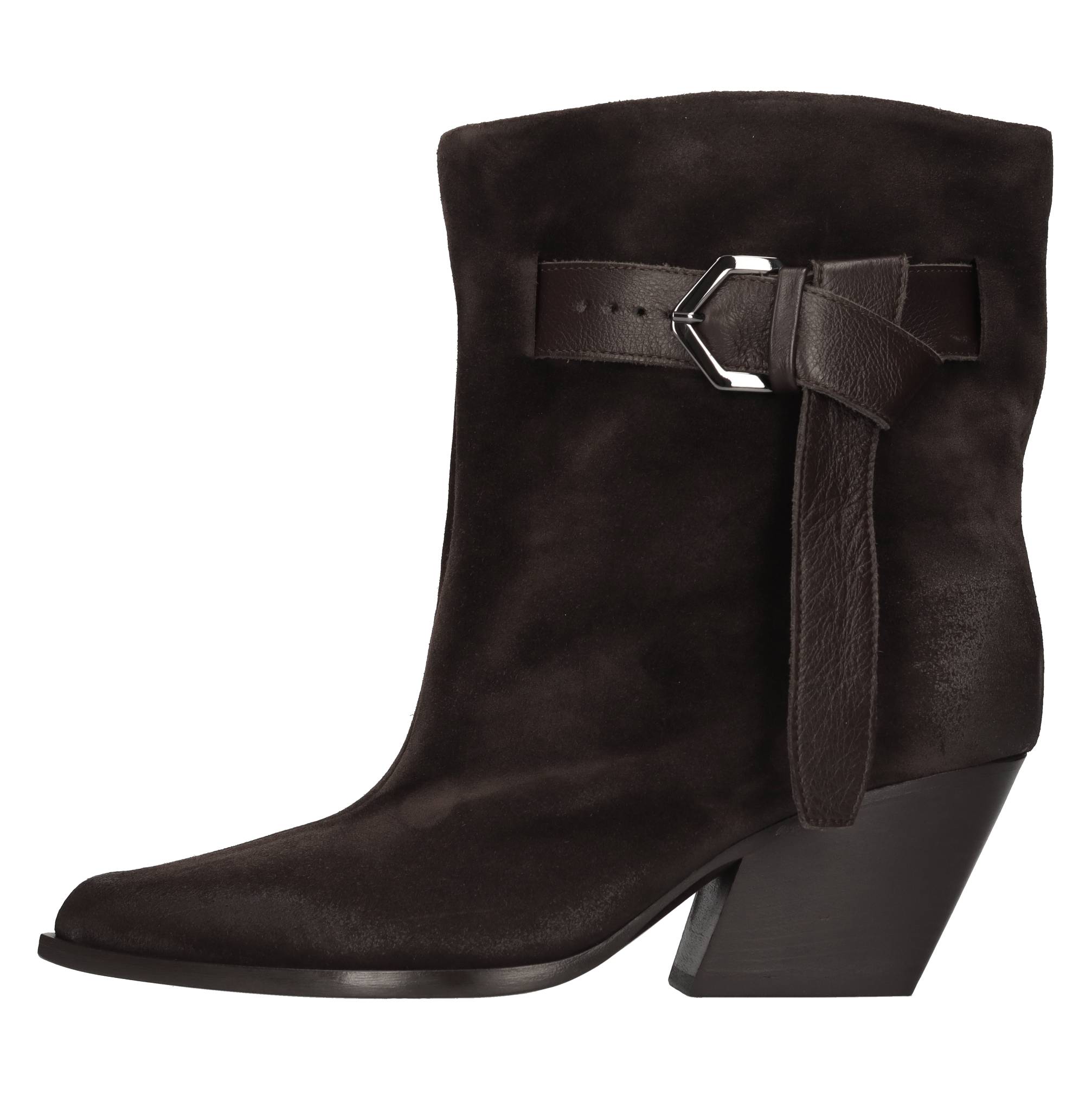 Tronchetti modello E4494-B in camoscio