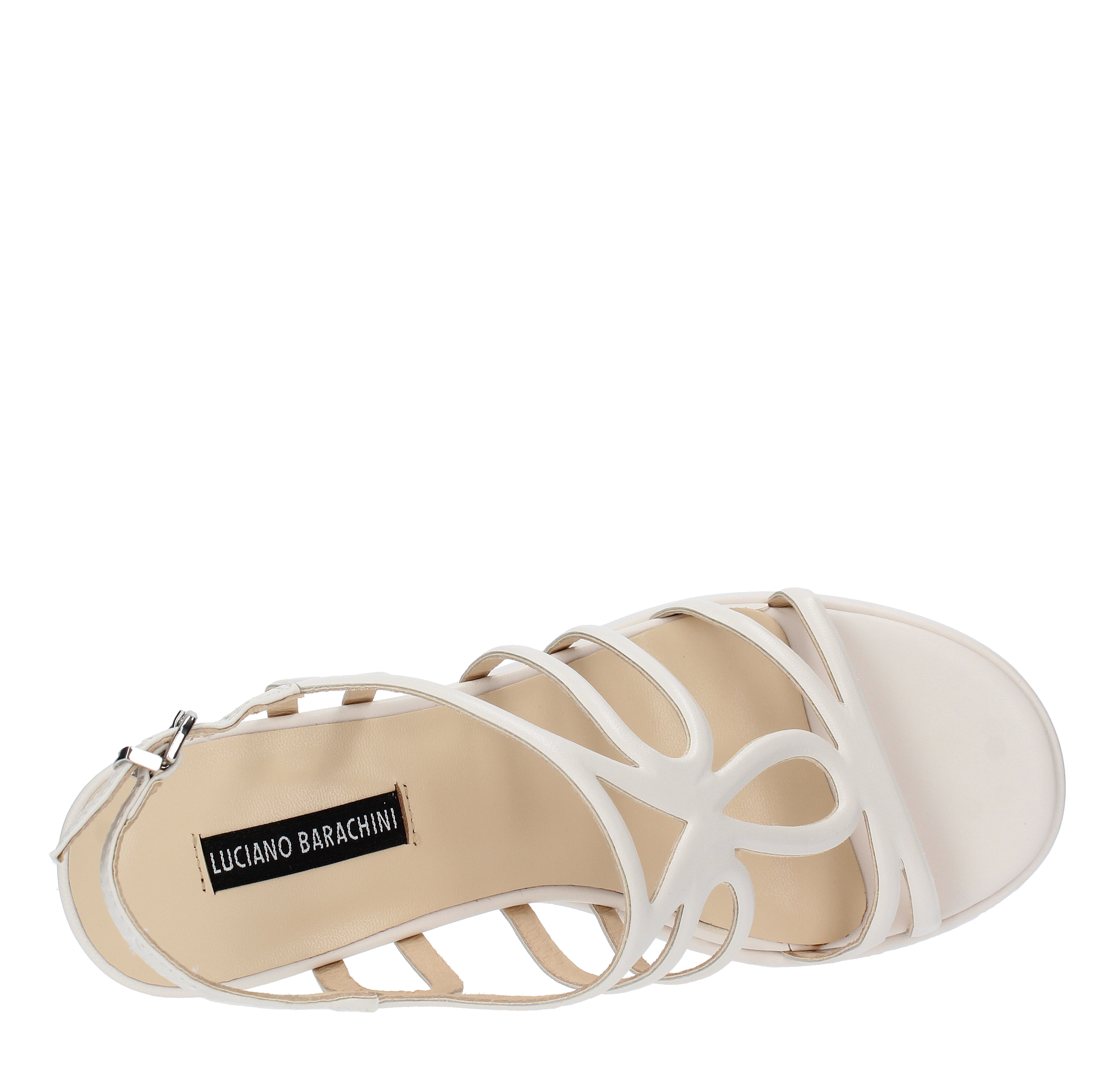 Sandals Luciano Barachini Scarpe Nappa Leather Wedge Sandals