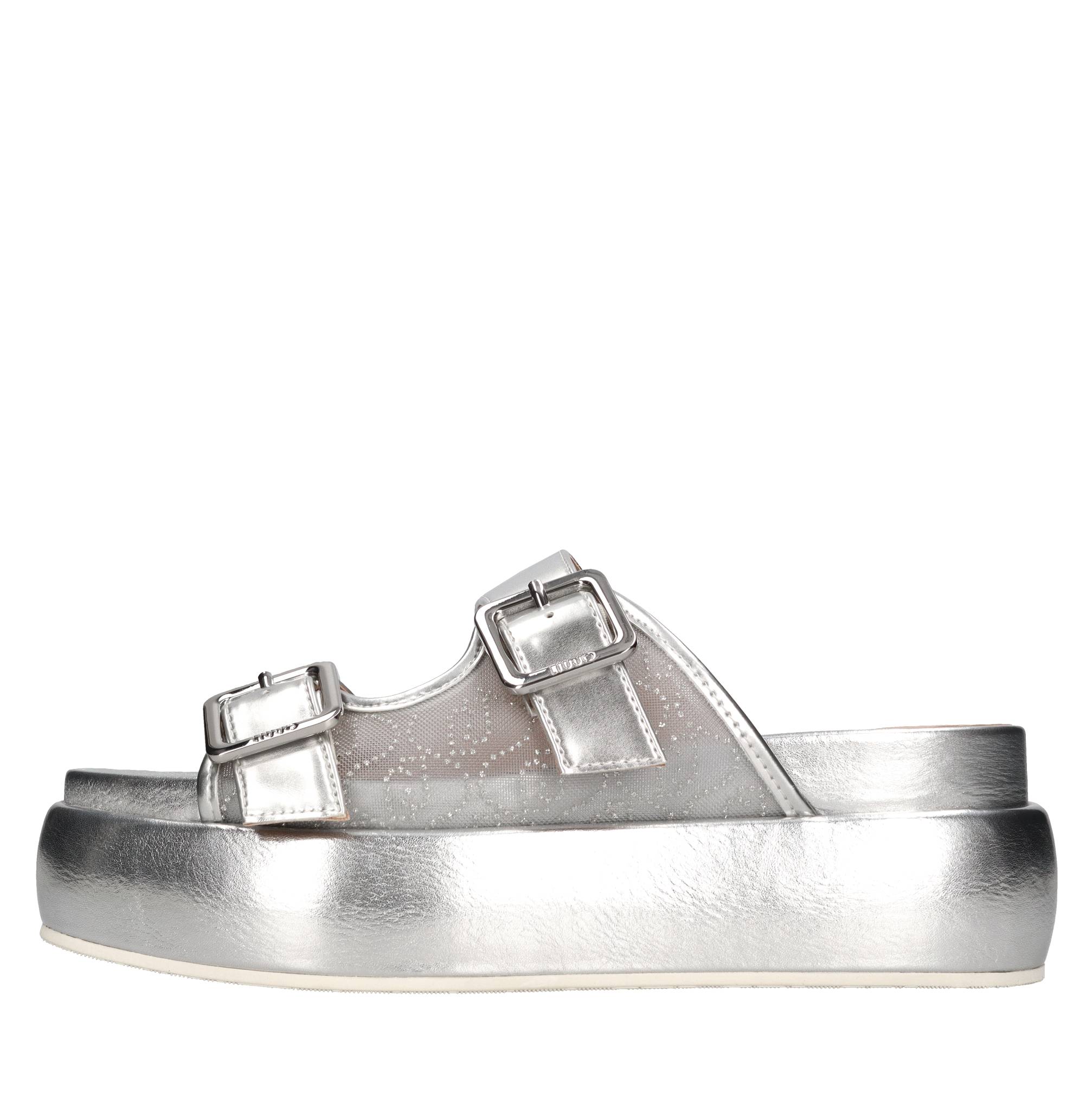 Mules Modello Sommer In Ecopelle E Tessuto