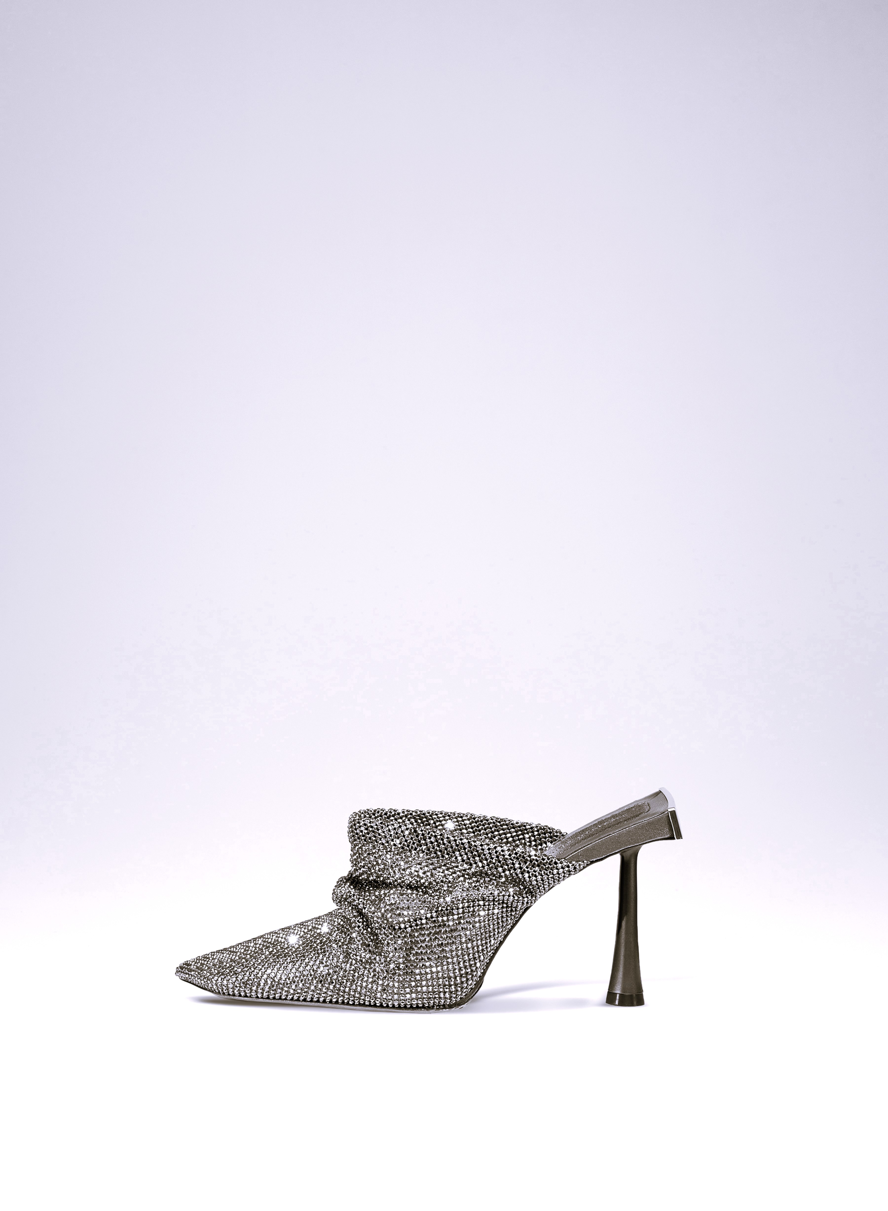 Mules Goliarda in pelle e strass
