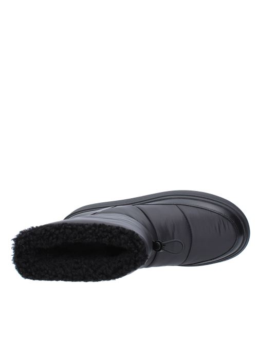 Leather and fabric ankle boots ASH | MOUNTAIN01NERO