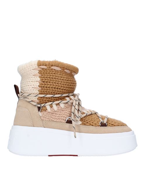 Suede and wool ankle boots ASH | MOVE01MULTICOLORE