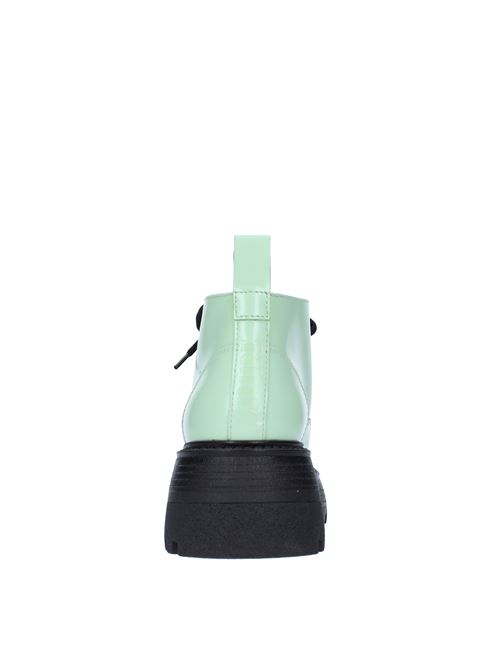 Polacchine 3JUIN articolo 322W1001 ROY 020 KOMBAT ROYAL in pelle 3JUIN | 322W1001.C.VERDE