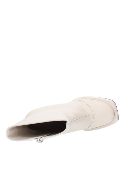 Tronchetti 3JUIN articolo 323W7005 IARA 080 MOK ASH in pelle 3JUIN | 323W7005.O.8657136LATTE