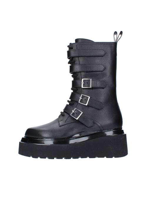 Stivaletti anfibi 3JUIN articolo 323WP002 MIA 020 HOLY LORD in pelle 3JUIN | 323WP002.C.0673997NERO