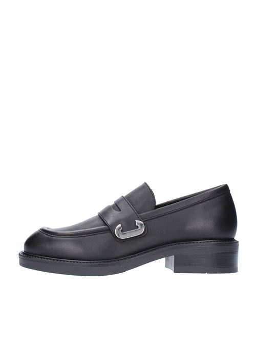 Leather moccasins CARMENS | 50275NERO