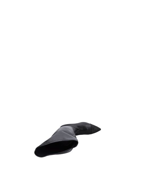 K-Blade stretch faux leather cuissard boots CASADEI | 1T042W060TNERO