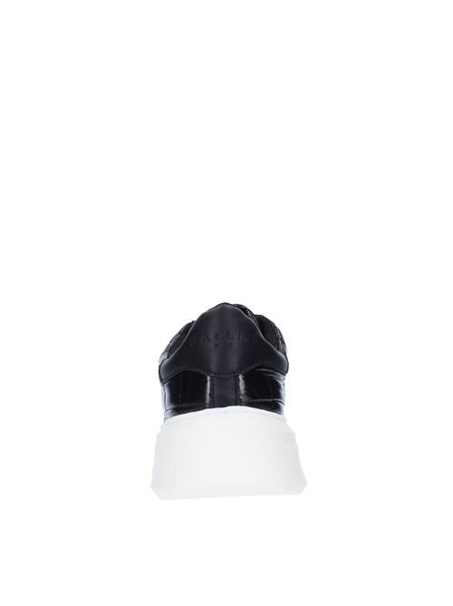 Faux leather trainers model GBCDP2766 GAELLE | GBCDP2766NERO