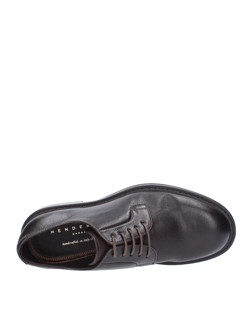 Stringate Derby modello 80200.0 in pelle HENDERSON | 80200.0T.MORO