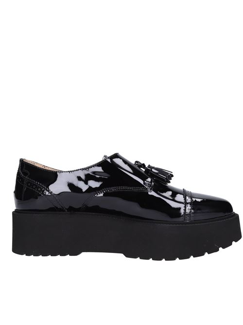 Patent leather double-buckled moccasins HOGAN | VB0003_HOGANERO