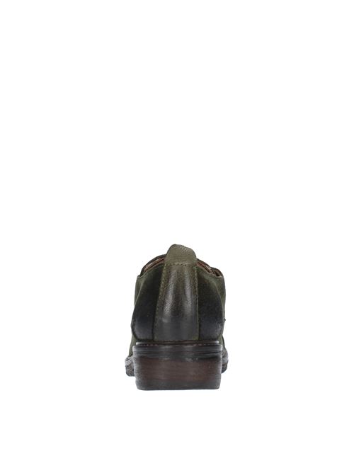 Stringate modello 32321/10 in camoscio e pelle JP/DAVID | 32321/10VERDE