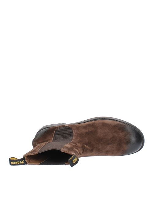 Stivaletti Beatles modello 3830/270 in camoscio e tessuto JP/DAVID | 3830/270EBANO