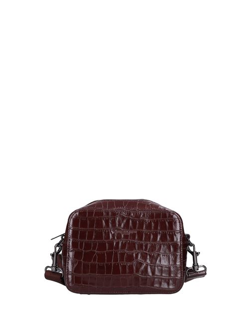 Leather shoulder strap LANCASTER | 324-01MARRONE-SCURO