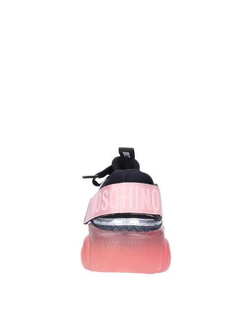 Fabric leather and suede trainers MOSCHINO | MA15113G1DM3100AMULTICOLOR