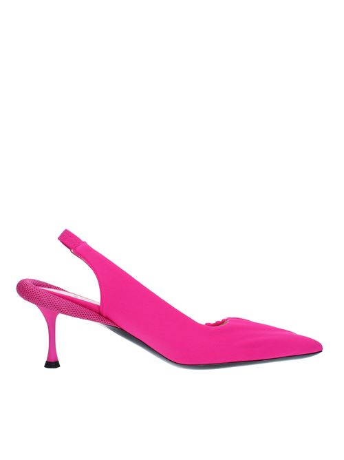 Décolleté Slingback model 22ICSXNV14171 in fabric N°21 | CSXNV14171-X133FUXIA