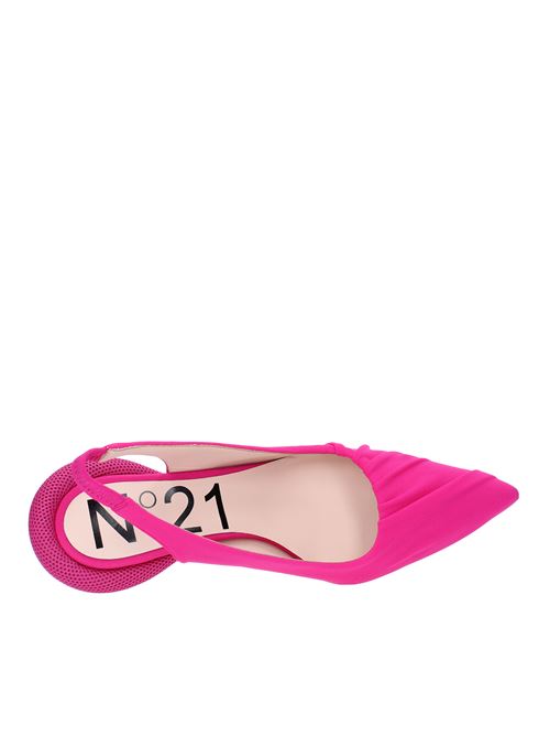 Décolleté Slingback model 22ICSXNV14171 in fabric N°21 | CSXNV14171-X133FUXIA