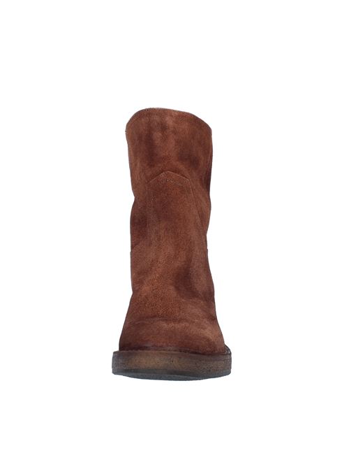 Suede ankle boots model 15601A PANTANETTI | 15601AMARRONE