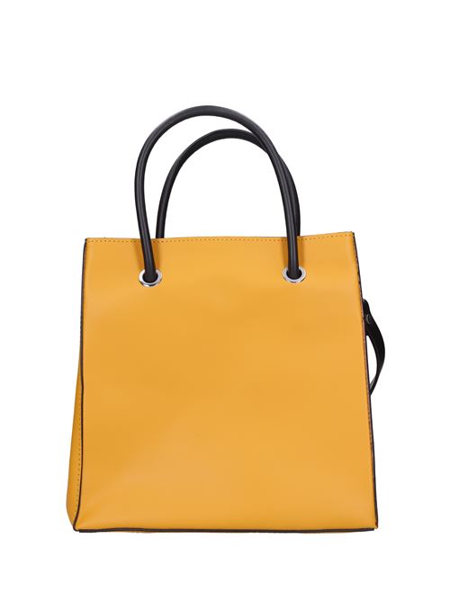 Leather bag. REBELLE | AMETISTA-SHOPPING SMOSTARDA