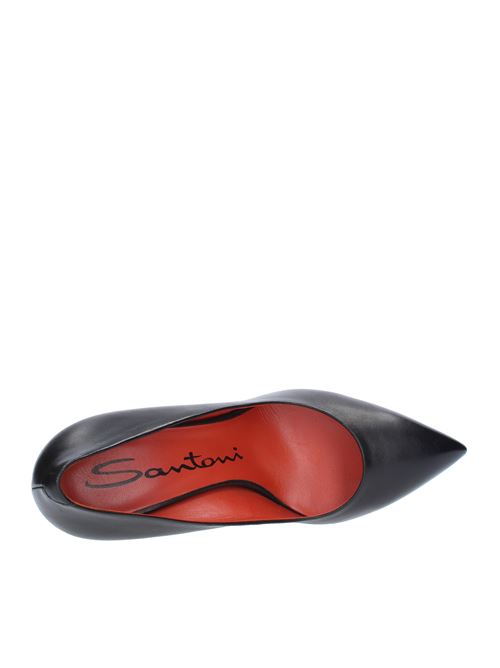 Décolleté modello WDNT56722 in pelle SANTONI | WDNT56722HI2RPABN01NERO