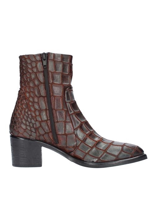 Ankle boots model A3913-K in coconut print leather STRATEGIA | A3913-KCASTORO