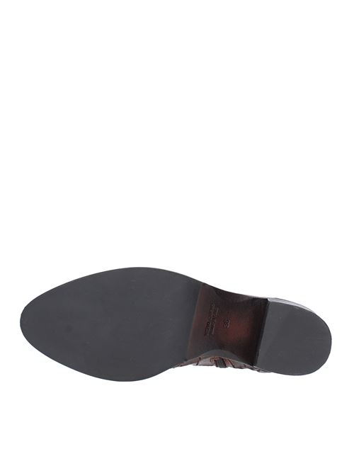 Ankle boots model A3913-K in coconut print leather STRATEGIA | A3913-KCASTORO