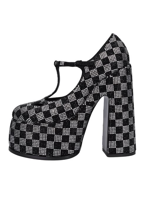 Leather pumps CASADEI | 1F867Z1601NERO-CRISTALLO