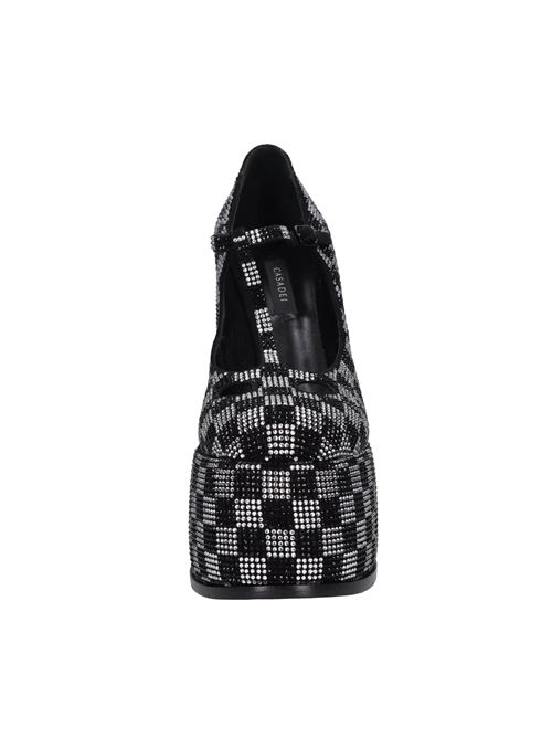 Décolleté in pelle CASADEI | 1F867Z1601NERO-CRISTALLO
