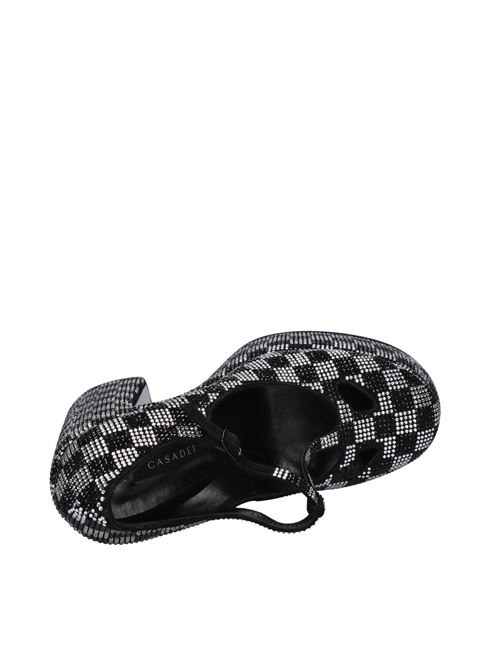 Décolleté in pelle CASADEI | 1F867Z1601NERO-CRISTALLO