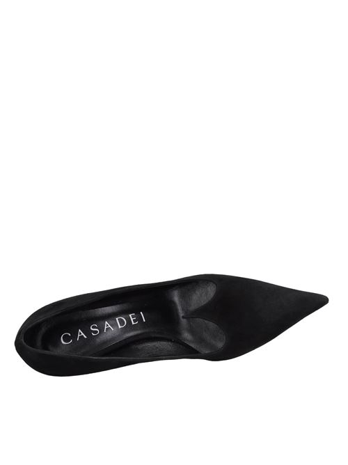 Décolleté in camoscio CASADEI | 1F933W0501NERO