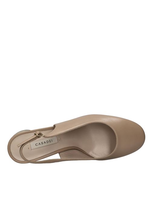 Décolleté slingback in pelle CASADEI | 1G603X0501CARAMELLO
