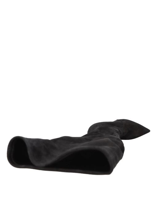 Stretch suede cuissard boots CASADEI | 1T908L100HHCAMO9000NERO