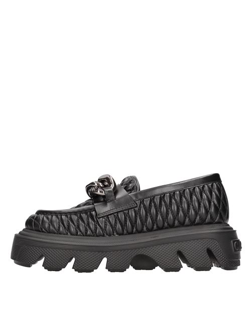 Leather and eco-leather moccasins CASADEI | 2D248W040NC22439000NERO