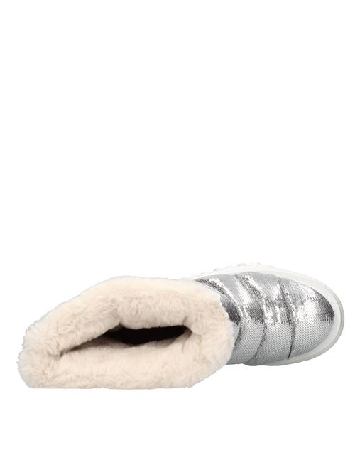 Stivaletti in tessuto e paillettes CASADEI | 2R371Z0711MERMA9700ARGENTO