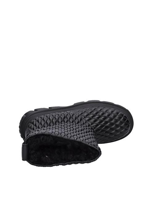 Quilted Fabric Ankle Boots with Leather Effect CASADEI | 2R431W041NNERO