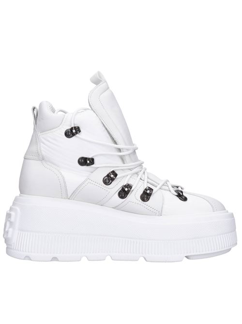 Stivaletti in pelle e tessuto CASADEI | 2X934Z0701BIANCO