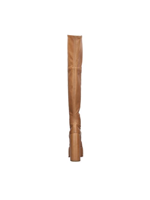 Stretch eco-nappa leather cuissard boots. CASADEI | CASA170CUOIO