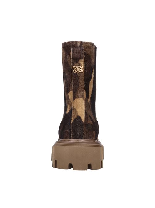 Stivaletti in tessuto e pelle CASADEI | CASA191CAMOUFLAGE