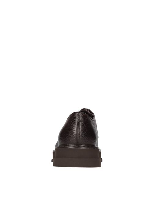 Stringate in pelle DOUCAL'S | DU1385CUBOUF236TM47CASTANO