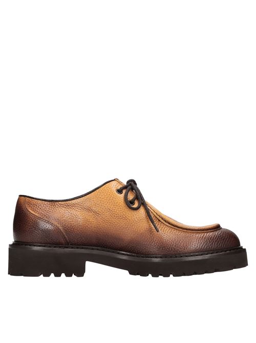 Stringate in pelle DOUCAL'S | DU2737PHILUF236TG01SENAPE