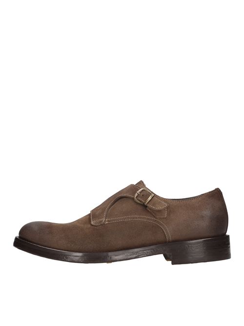 Mocassini con fibbia in camoscio DOUCAL'S | DU2921BOLLUF205TC02TABACCO