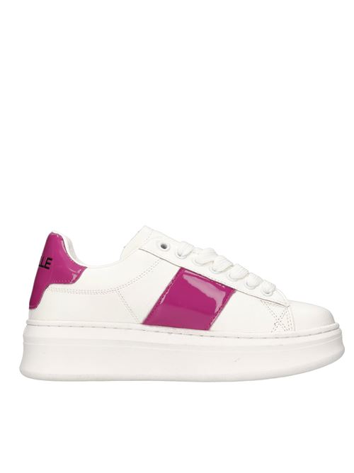 Sneakers in eco-leather GAELLE | GBCDP3077BIANCO-FUXIA