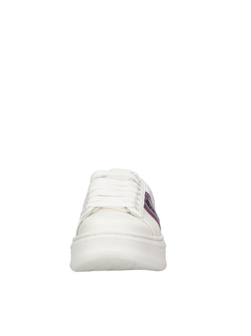Sneakers in eco-leather GAELLE | GBCDP3077BIANCO-VIOLA