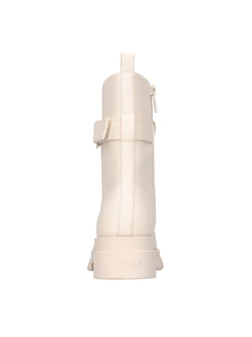 Scarponcini anfibi in ecopelle GUESS | FL8MDXELE10BIANCO